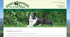 Desktop Screenshot of greenmountainpetandtack.com